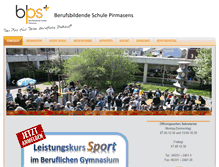 Tablet Screenshot of bbspirmasens.de